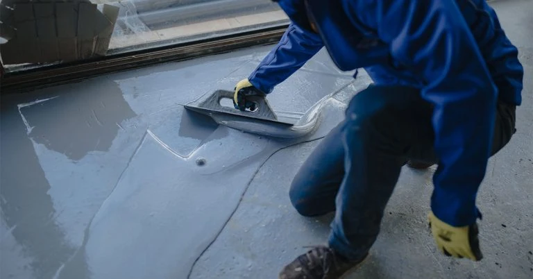 Epoxy floor coating