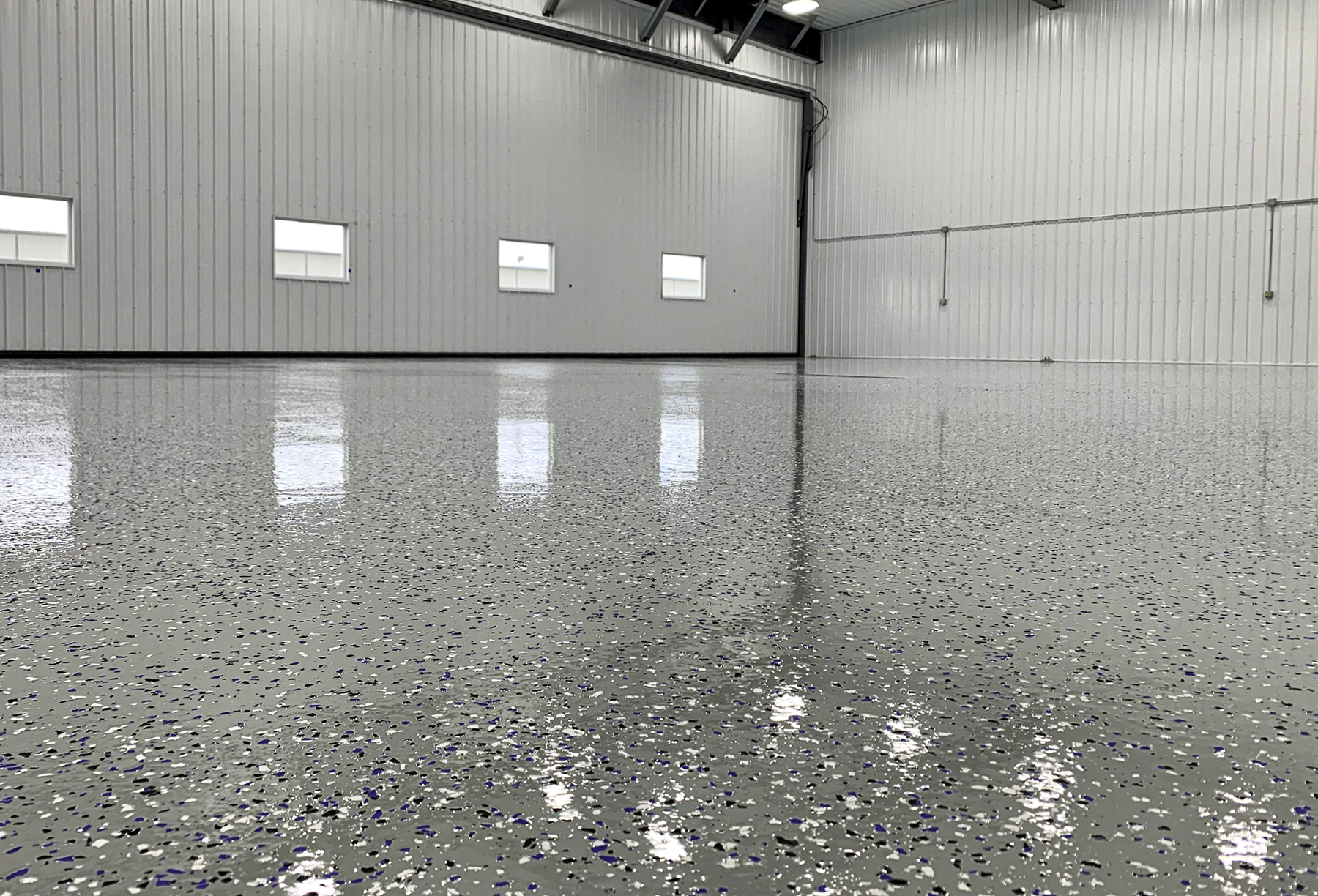 Flake flooring